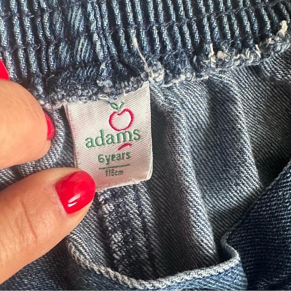 Vintage Embroidered Denim Skirt - Blue - Picture 5 of 7